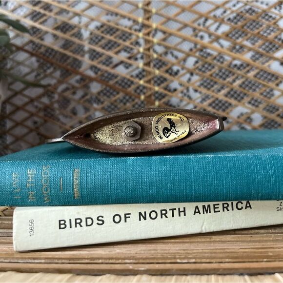 Vintage Penco Enamelled Brass Sailboat Figurine Paperweight Home Decor - Picture 2 of 7